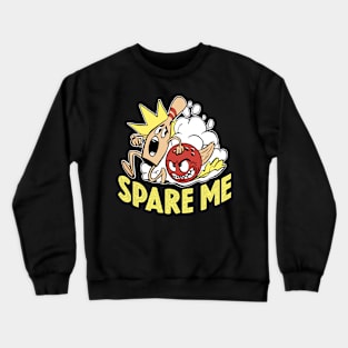 Spare Me Bowling Funny Bowling Gift Crewneck Sweatshirt